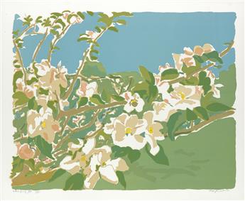 FAIRFIELD PORTER Apple Blossoms II and III.